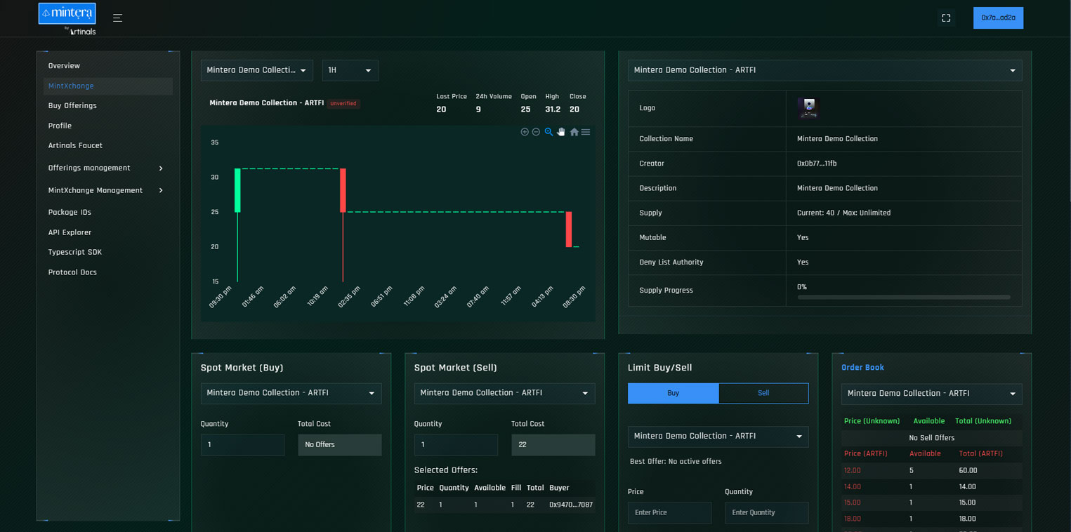 Mintera Dashboard Preview